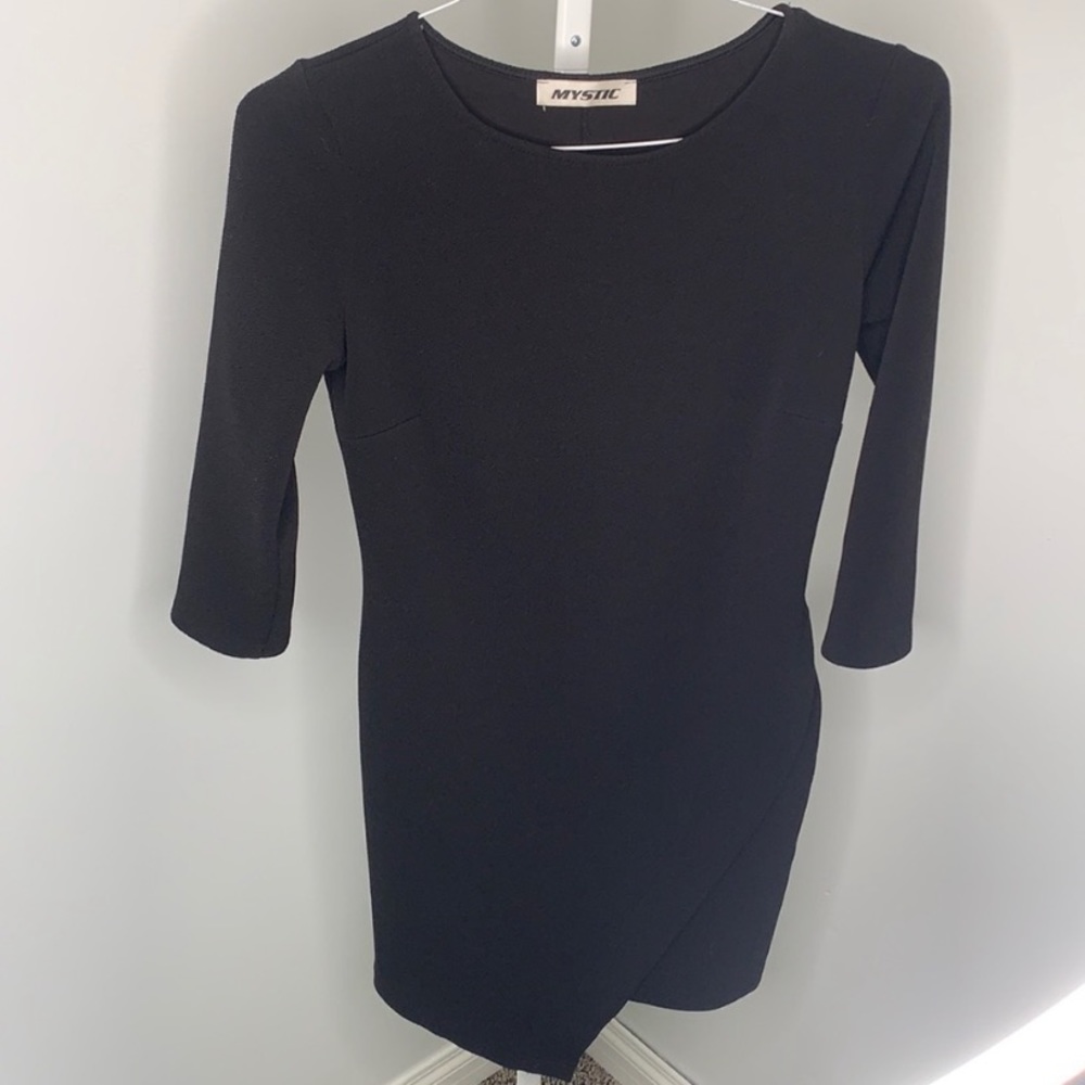 Mystic Black Mini Dress